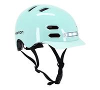 Casque vélo avec éclairage urbain Newton City V4 Vert