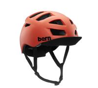 Bern Allston Flip Visor Urban Helmet Orange S Matt Coral