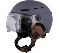 T'nB - Visor, Casque de Protection Vélo et Trottinette Electrique avec Visière Transparente, Aérations, Réglage Molette, Caches-Oreilles Détachables, Taille L (Tour de tête 58-62 cm) - Bleu
