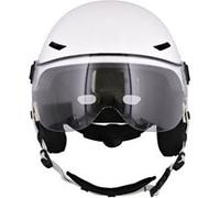 T'nB Casque Visor vélo et trottinette Visière transparente, réglage molette M Blanc