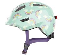 Casque vélo bébé Abus Smiley 3.0 LED ( Blue Rainbow / S )