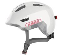 Casque vélo bébé Abus Smiley 3.0 LED ( Shiny White / S )