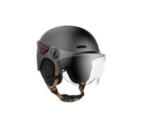Casque vélo Casr Casque LED avec Visière pour Vélo & Trottinette Glow Anthracite Mat M
