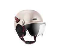Casque Vélo Casr Glow Avec Led Et Visiere Rose M
