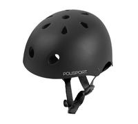 CASQUE VELO CITY ADULTE POLISPORT URBAN PRO NOIR TAILLE 58-61 SYSTEM QUICK LOCK