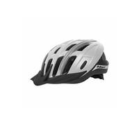 Casque velo city adulte ride in blanc 54-58 system quick lock avec visiere