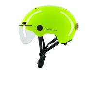 Casque vélo Cosmo Connected Fusion+ Jaune fluorescent