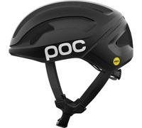 POC Casque de cyclisme Omne Air MIPS – L (56-61 cm) – Uranium Black Matt / Hydrogen White w logo