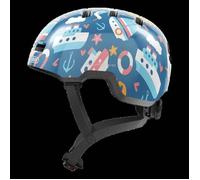 Casque Vélo Enfant - Abus - Skurb Kid - Bleu - In-Mold - Ajustement Zoom Ace Kids Multicolore