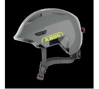 ABUS Casque pour enfants Smiley 3.0 ACE LED - Casque de vélo avec lumière - Forme profonde & place pour une tresse - pour filles et garçons