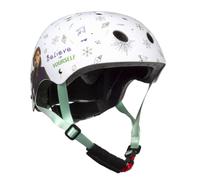 CASQUE VELO ENFANT DISNEY V3 FROZEN BLANC AVEC MOLETTE REGLAGE TAILLE 54-58