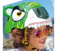 Casque vélo enfant Tigre Crazy Safety ( Vert / Unique )