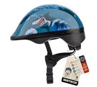 Meteor Casque vélo enfant KS06 Baby Shark – 6 trous de ventilation, réglable – S 48-52 cm