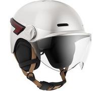 Casque vélo et trottinette avec LED Casr Glow Blanc ivoire L Ivoire G