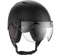 Casque vélo et trottinette avec visière Casr Life Noir L Noir G