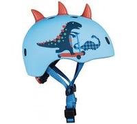 Casque Vélo et Trottinette Dinosaure 3D boucle magnétique lumière LED intégrée Taille S