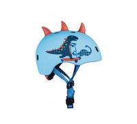 Casque Vélo et Trottinette Dinosaure 3D boucle magnétique lumière LED intégrée Taille S
