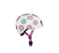 Micro Mobility Casque Doodle Dots Enfants Finition mate Boucle magnétique LED Taille M 2-5 ans