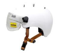 Kask Casque vélo Urban Lifestyle – Mentonnière éco-cuir, intérieur CoolMax® – L Blanc Loisir