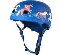 Casque Velo et Trottinette Licorne boucle magnétique lumière LED intégrée Taille S Bleu G
