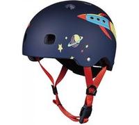 Casque Vélo et Trottinette Rocket boucle magnétique lumière LED intégrée Taille M Bleu G