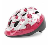 Casque vélo fille Polisport Coccinelle Blanc