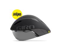 Giro Aerohead MIPS Aero/Tri Casque de vélo - Noir/Titane, L 59-63cm