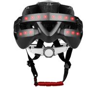 Livall Casque de vélo intelligent BH60SE Neo - Feu stop, LED, Alarme SOS, Bluetooth - Noir 55-61 cm