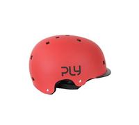 Casque vélo ply by Roces plain rouge 48-54cm