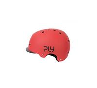 Casque vélo ply by Roces plain rouge 55-58cm