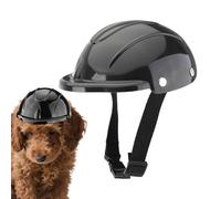 Casque Vélo pour Chien | Équipement Moto Canin,Protection Tête Ajustable Respirante Anti-Vent pour Cyclisme Randonnée Extérieur