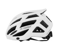 Gist Casque vélo E-Bike Planet Urban In-Mold - Réglage molette - Éclairage intégré - 52-58 Blanc