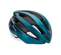 Casque vélo route adulte homme Spiuk Eleo - turquoise/noir - taille 51/56 - couleur bleue