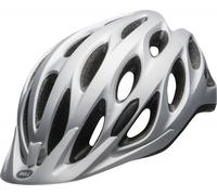 Casque Bell Tracker argent mat métallisé