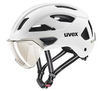 Casque vélo route Uvex Stride Visor Blanc 53/56 cm