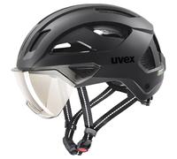 Uvex Casque de vélo route Stride Visor Noir 53/56 cm