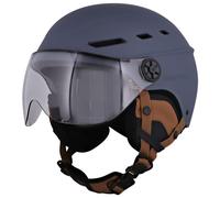 T'nB - Visor, Casque de Protection Vélo et Trottinette Electrique avec Visière Transparente, Aérations, Réglage Molette, Caches-Oreilles Détachables, Taille M (Tour de tête 54-58 cm) - Bleu