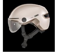 Casque vélo urbain - ABUS - HUD-Y ACE - Lampe LED grand angle 4 modes rechargeable - Visière & Zoom Ace Urban - ActiCage M