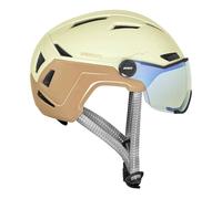 Casque Vélo Urbain Adulte MAVIC SPEEDCITY CREME/MARRON 370 gr Homologué