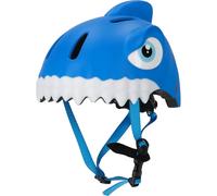 Casque vélo urbain enfant Crazy Safety Shark Bleu