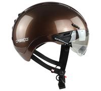 Casque vélo ville avec visière Roadster Plus Casco ( Brown met / L )