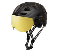 Casque vélo + viseur led + usb Cairn Quartz Noir