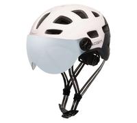 Casque vélo + viseur led + usb Cairn Quartz Rose