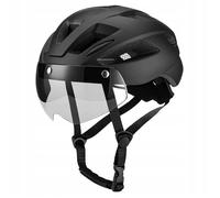 Casque vélo YB-16 avec lunettes magnétiques pour homme et femme - léger, MTB et route M = 57-58 cm