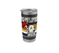 Casque vers le bas pour le dernier honneur des pompiers Gobelet isotherme en acier inoxydable double paroi