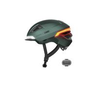 ABUS Casque de vélo HYP-E - Casque avec lumière frontale, lumière arrière et lumière clignotante - convient aussi pour faire du vélo sur E-Bike et S-Pedelec - pour jeunes et adultes