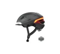 ABUS Casque de vélo HYP-E - Casque avec lumière frontale, lumière arrière et lumière clignotante - convient aussi pour faire du vélo sur E-Bike et S-Pedelec - pour jeunes et adultes