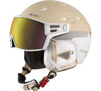 Casque visiÃšre Cairn Shuffle S-visor Evolight Nxt (White Cream) 59-61 cm