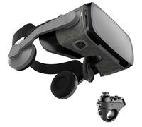 Casque VR, Casque Réalité 3D Virtuelle, Lunettes de Réalité Virtuelle 3D, Casque de Réalité Virtuelle pour Jeux et Films,Casque VR Compatible avec Android & iOS Phone de 4,7 à 7,2 Pouces(A)
