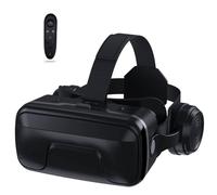 Casque VR, Casque Réalité 3D Virtuelle, Lunettes de Réalité Virtuelle 3D Compatible avec Smartphones Android/iPhone de 4,7 à 7,2 Pouces, Casque de Réalité Virtuelle pour Films Et Jeux(F)